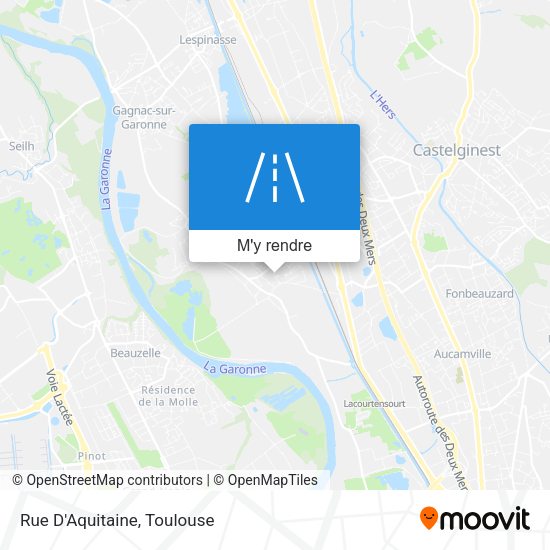 Rue D'Aquitaine plan