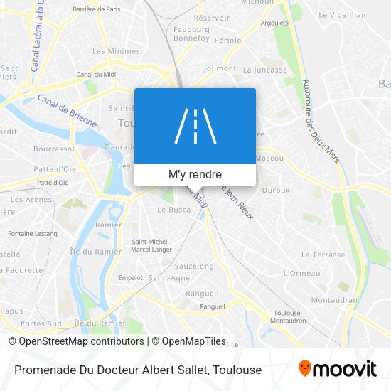Promenade Du Docteur Albert Sallet plan
