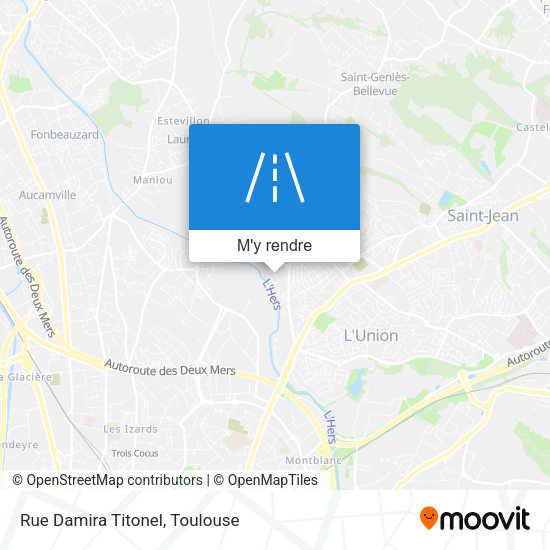 Rue Damira Titonel plan