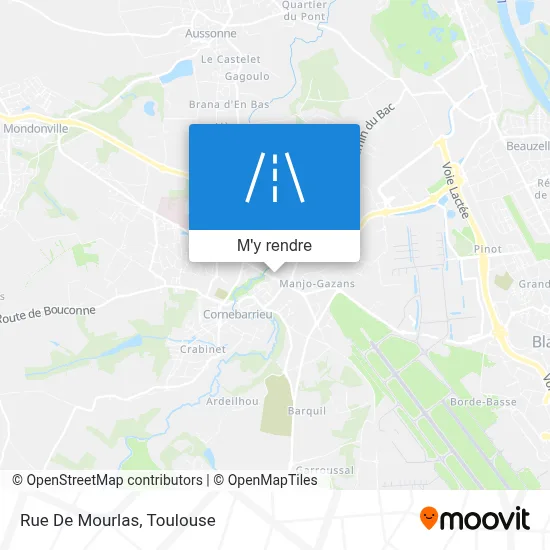 Rue De Mourlas plan