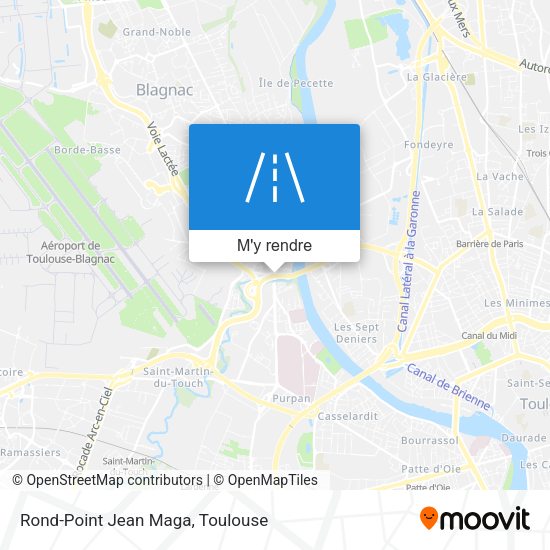 Rond-Point Jean Maga plan