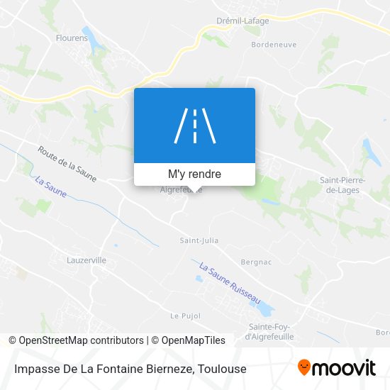Impasse De La Fontaine Bierneze plan