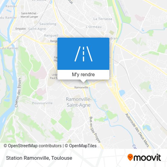 Station Ramonville plan