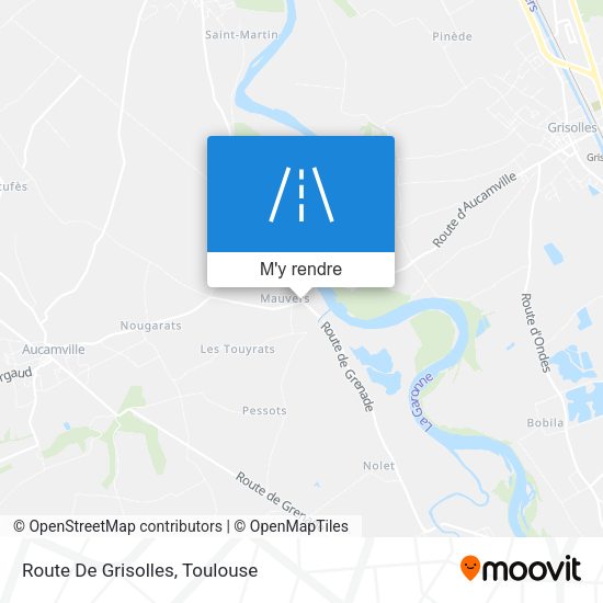 Route De Grisolles plan