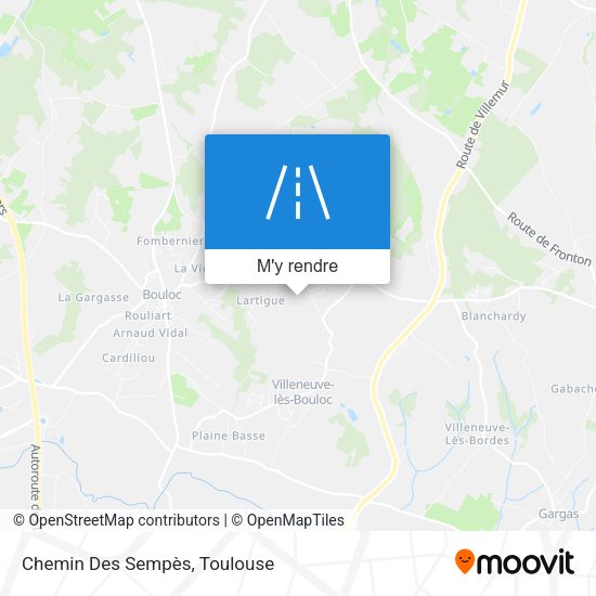 Chemin Des Sempès plan