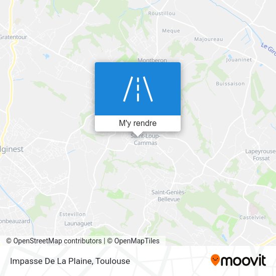 Impasse De La Plaine plan
