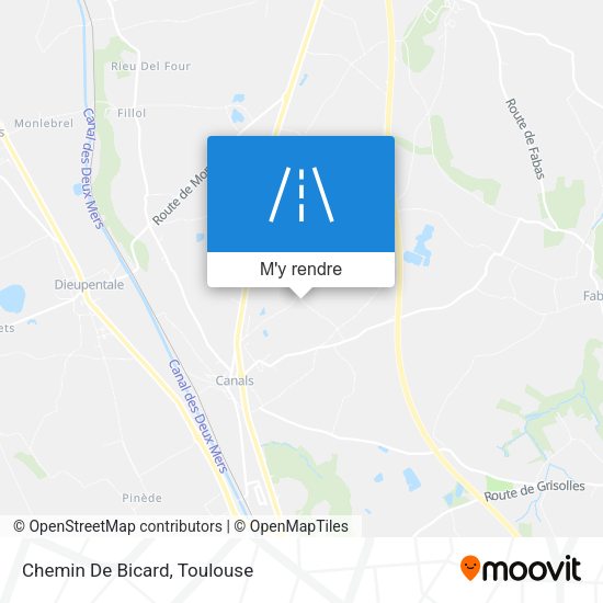 Chemin De Bicard plan