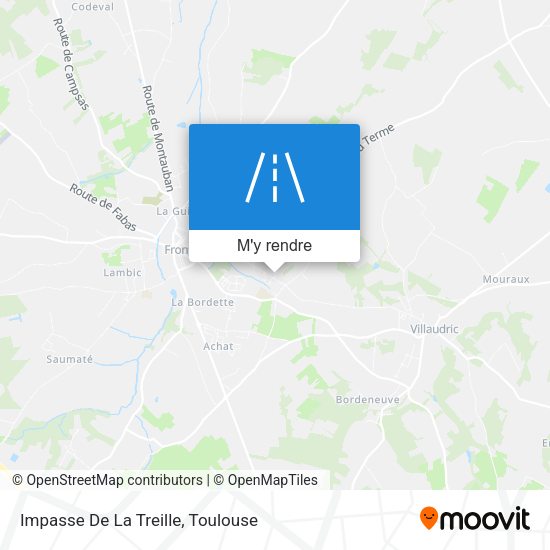 Impasse De La Treille plan