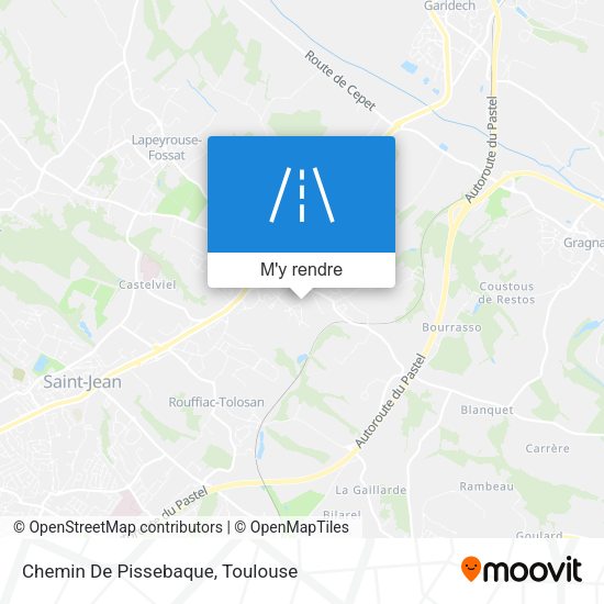 Chemin De Pissebaque plan