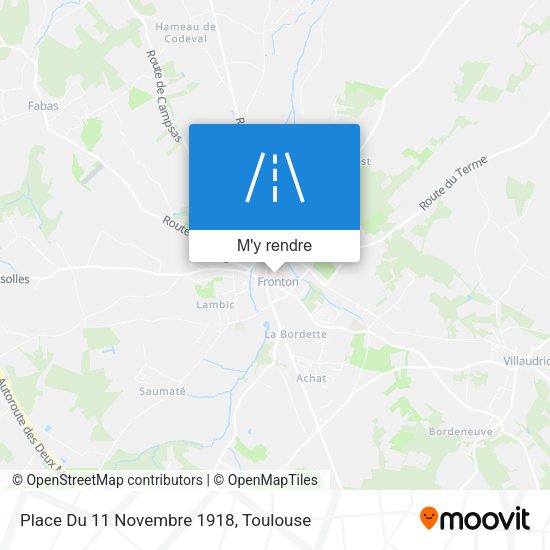 Place Du 11 Novembre 1918 plan