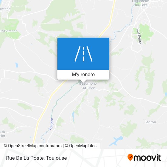 Rue De La Poste plan