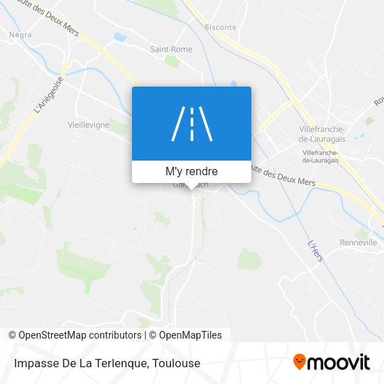 Impasse De La Terlenque plan