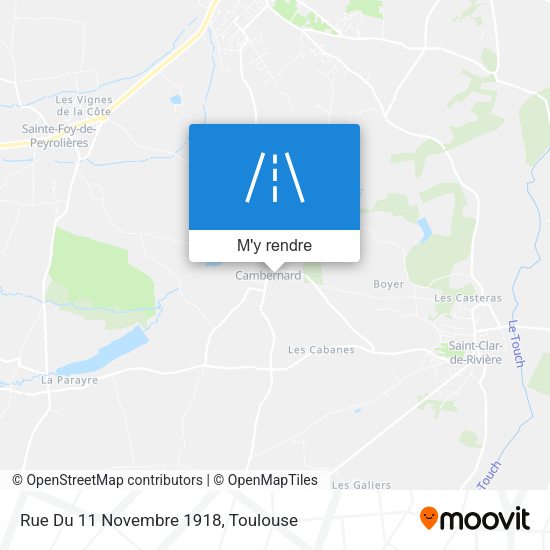 Rue Du 11 Novembre 1918 plan