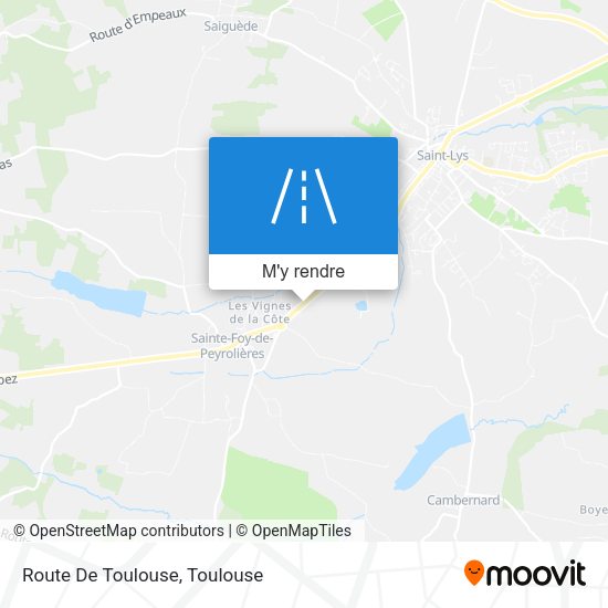 Route De Toulouse plan