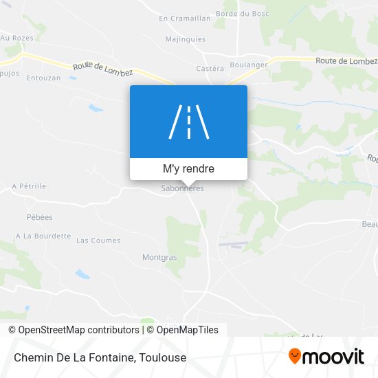 Chemin De La Fontaine plan
