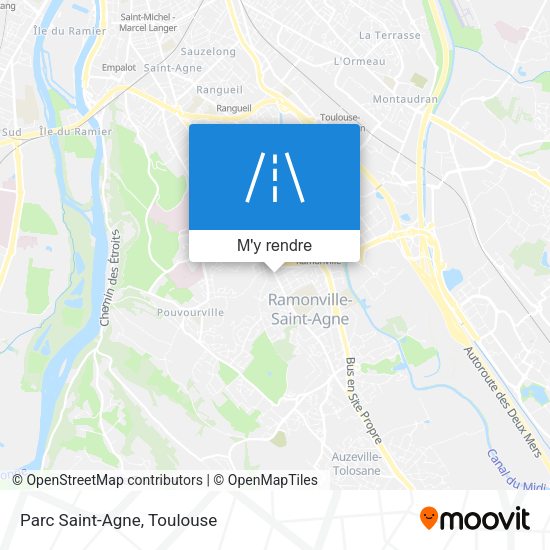 Parc Saint-Agne plan