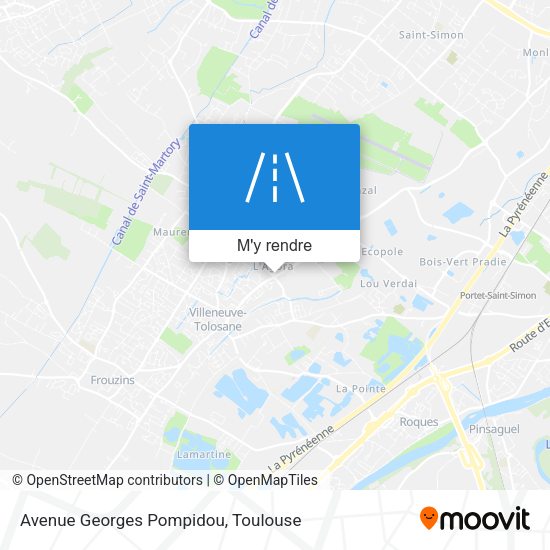 Avenue Georges Pompidou plan