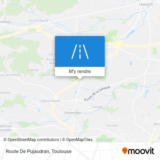 Route De Pujaudran plan