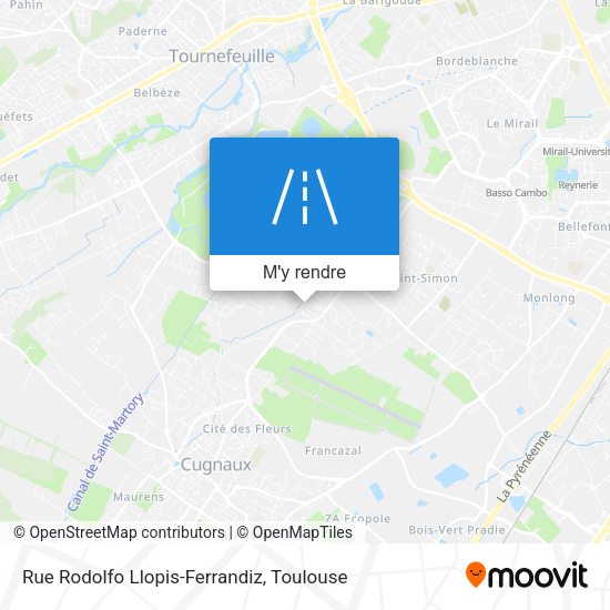 Rue Rodolfo Llopis-Ferrandiz plan