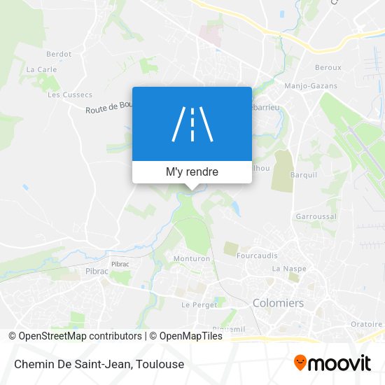 Chemin De Saint-Jean plan