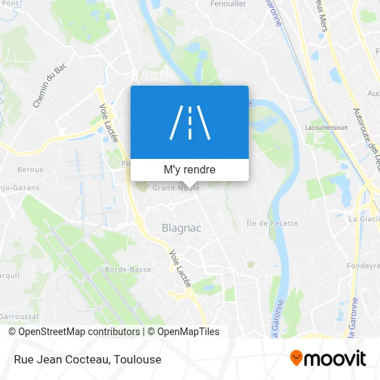 Rue Jean Cocteau plan