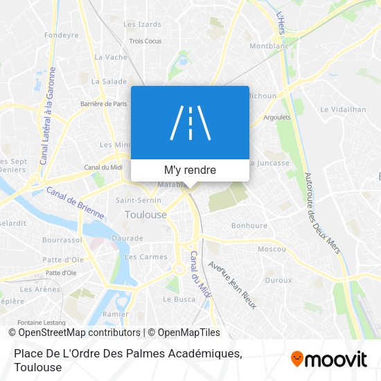 Place De L'Ordre Des Palmes Académiques plan