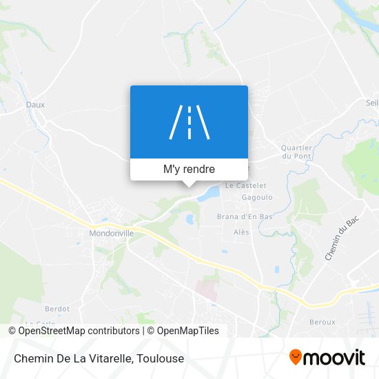 Chemin De La Vitarelle plan
