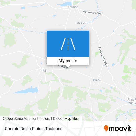 Chemin De La Plaine plan