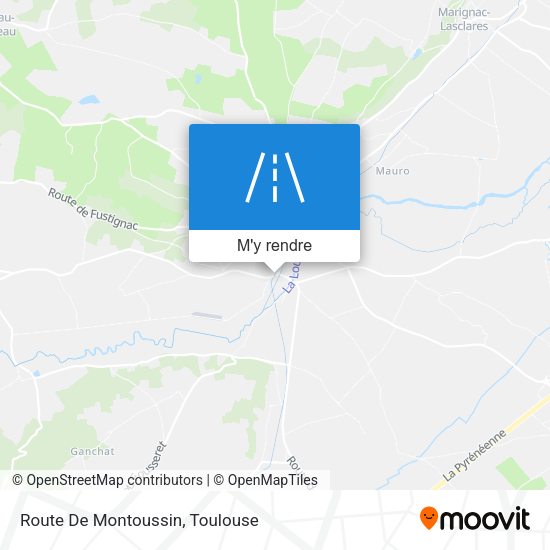 Route De Montoussin plan