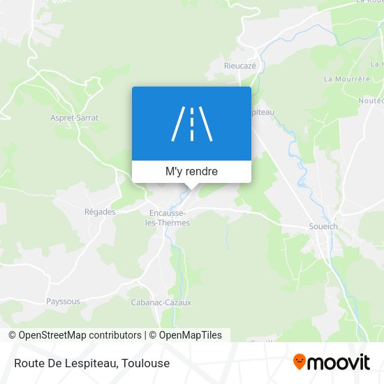 Route De Lespiteau plan