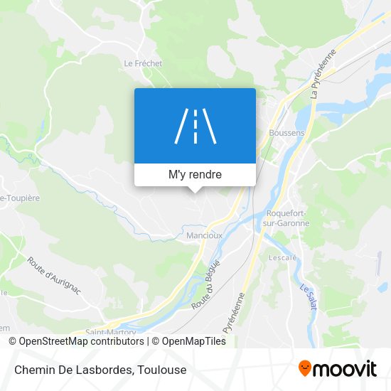 Chemin De Lasbordes plan
