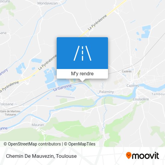 Chemin De Mauvezin plan