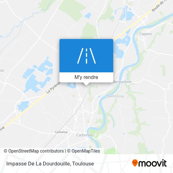 Impasse De La Dourdouille plan