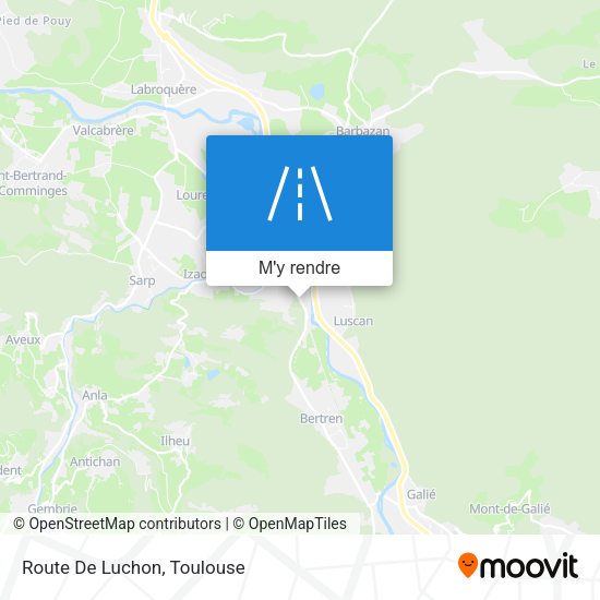 Route De Luchon plan