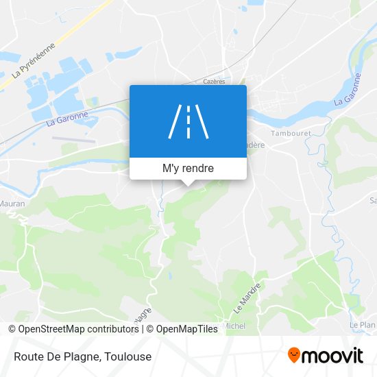 Route De Plagne plan