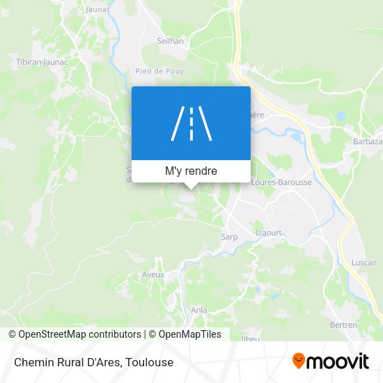 Chemin Rural D'Ares plan