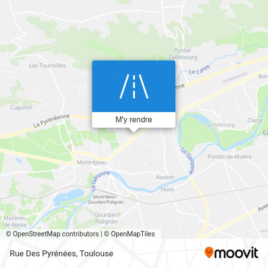 Rue Des Pyrénées plan