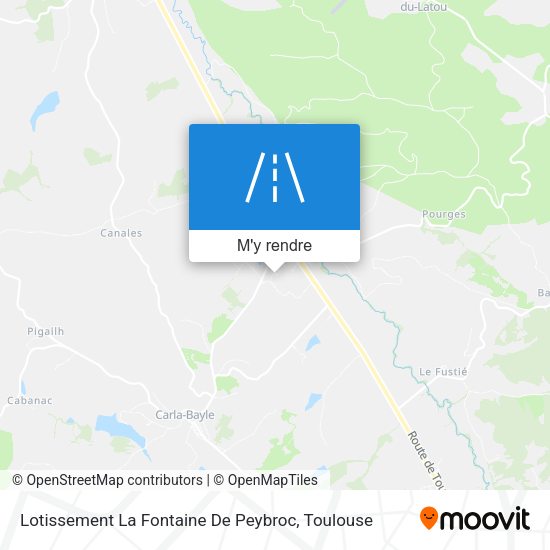 Lotissement La Fontaine De Peybroc plan