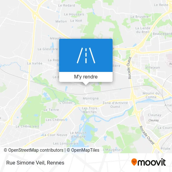 Rue Simone Veil plan