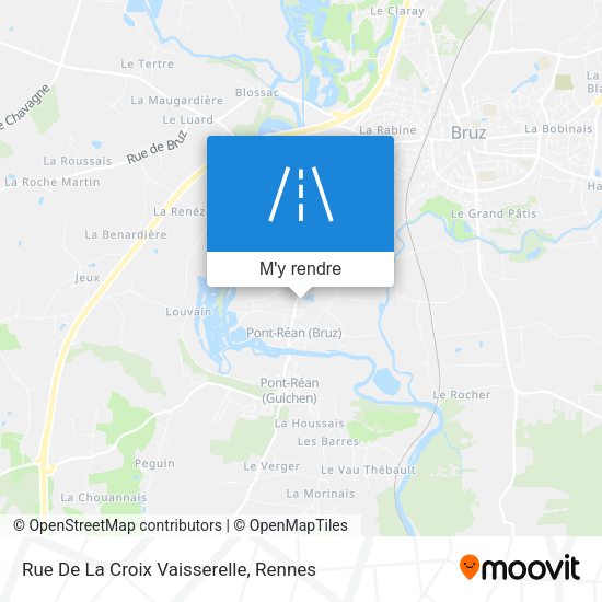 Rue De La Croix Vaisserelle plan