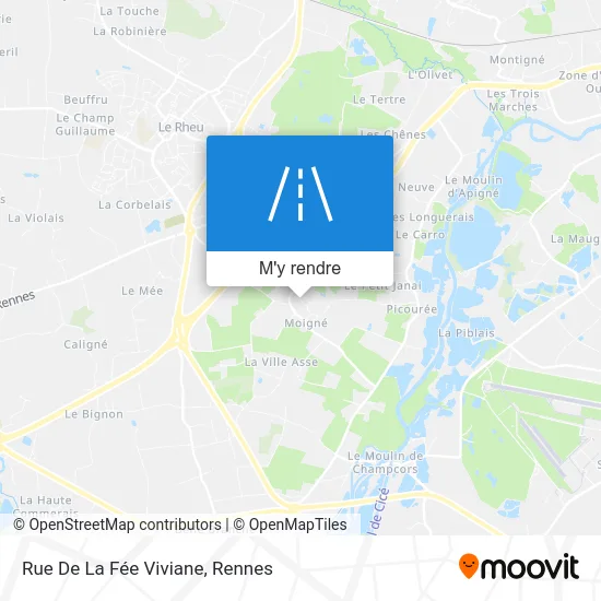 Rue De La Fée Viviane plan