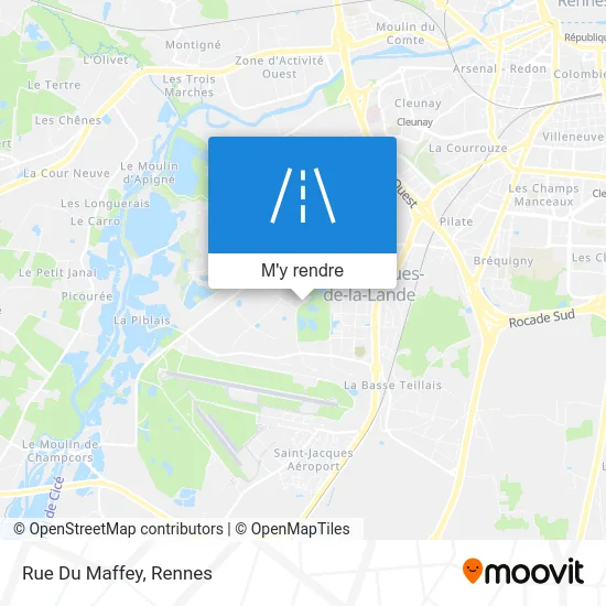 Rue Du Maffey plan