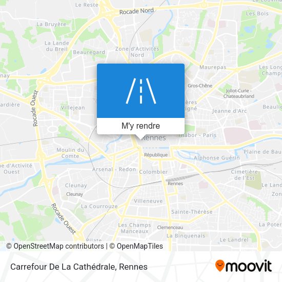 Carrefour De La Cathédrale plan