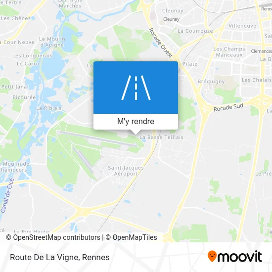 Route De La Vigne plan
