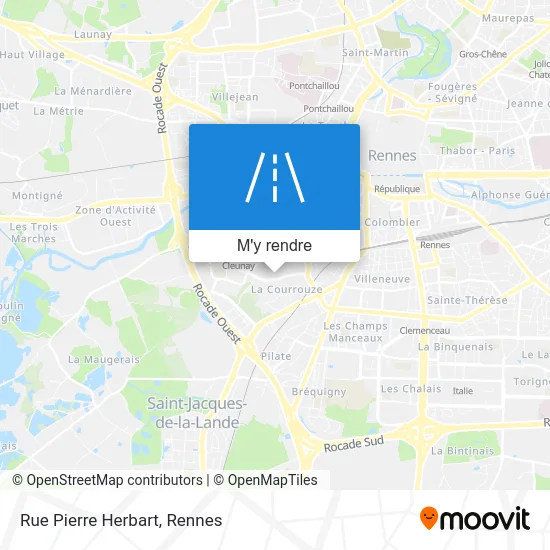 Rue Pierre Herbart plan