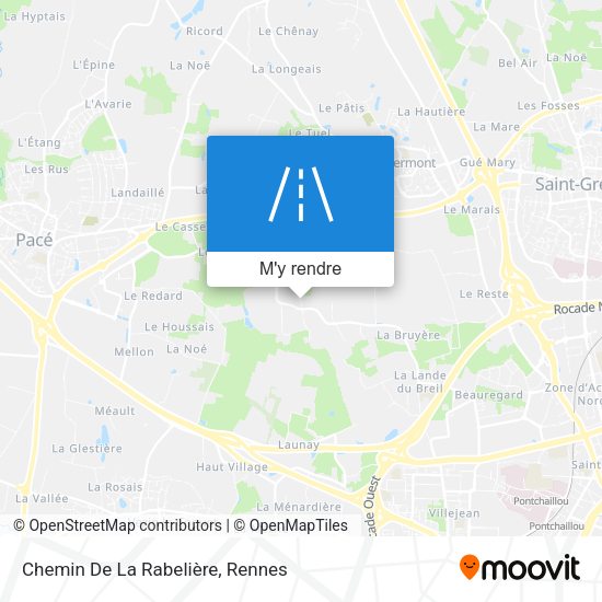 Chemin De La Rabelière plan