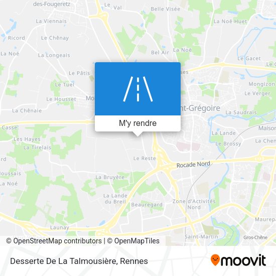 Desserte De La Talmousière plan