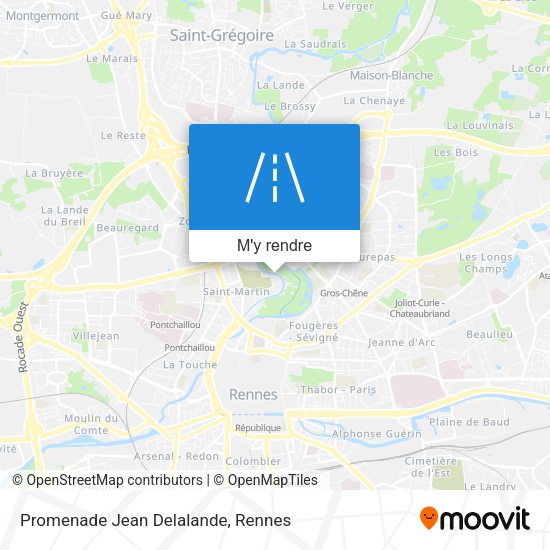 Promenade Jean Delalande plan