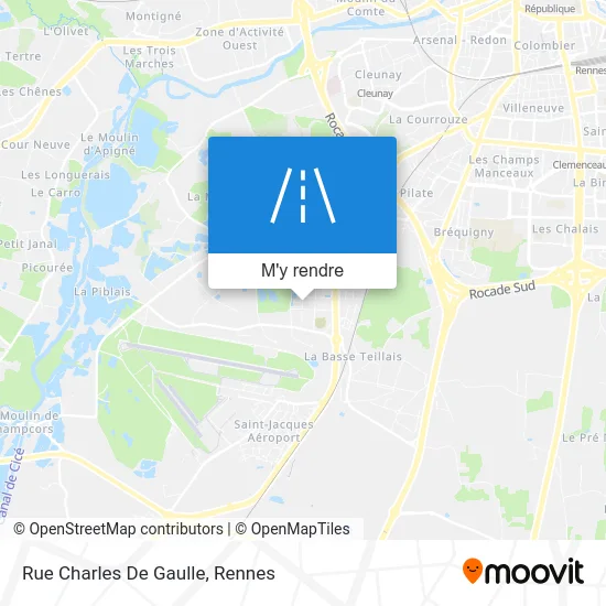 Rue Charles De Gaulle plan