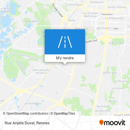 Rue Anjela Duval plan